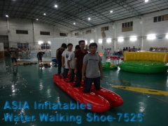 Custom Huge Inflatable Water Walking Shoes, Inflatable Landing Pads and More on Sale