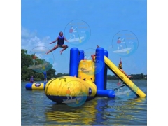 air bantal menara lompat taman trampolin air
