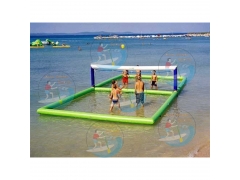 inflatables lapangan voli tujuan air mengambang
 Fun at the sea!